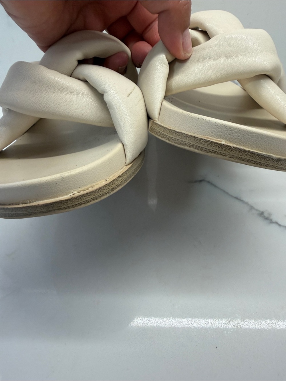 Universal Thread Cream Braided Slide Sandals - Picture 3 of 7